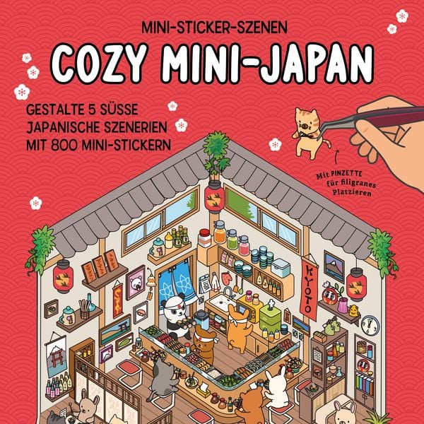 Produktbild: Mini-Sticker-Szenen - Cozy Mini-Japan I 3D-Sticker