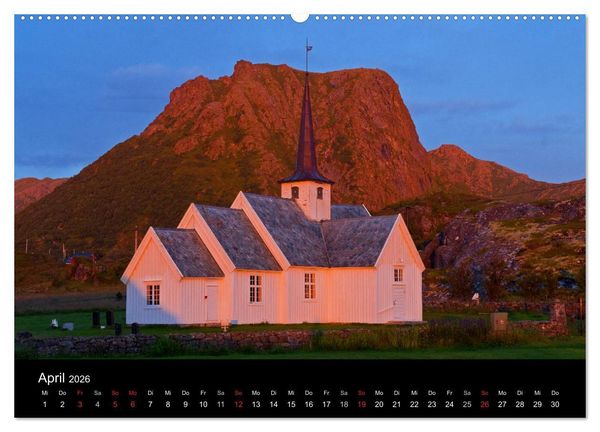 Produktbild: Norwegen (Wandkalender 2026 DIN A2 quer), CALVENDO Monatskalender