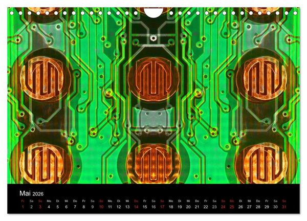 Produktbild: Computer ganz nah (Wandkalender 2026 DIN A4 quer), CALVENDO Monatskalender