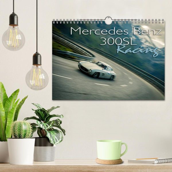 Produktbild: Mercedes Benz 300SL - Racing (Wandkalender 2025 DIN A4 quer), CALVENDO Monatskalender