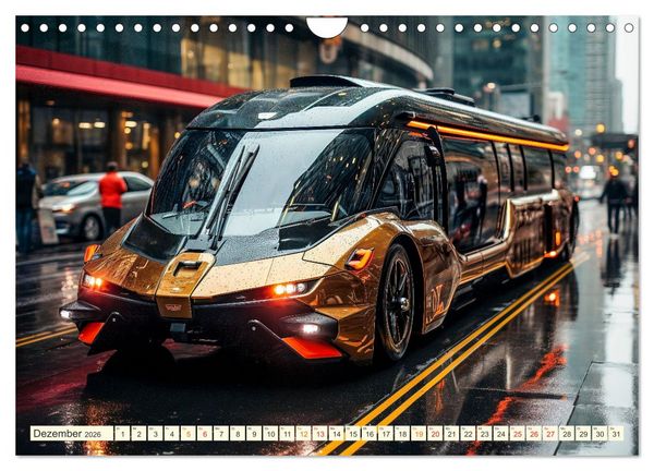 Produktbild: Busse Fantasien (Wandkalender 2026 DIN A4 quer), CALVENDO Monatskalender