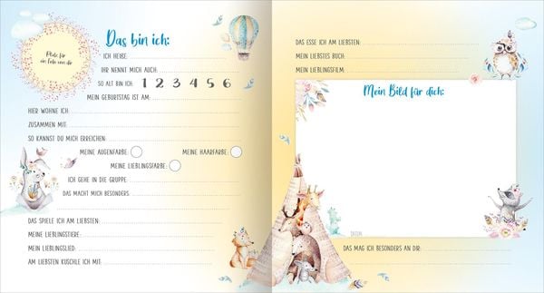 Produktbild: Meine ersten Freunde &ndash; Waldtiere (Aquarell-Optik)