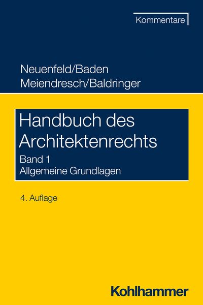 Produktbild: Handbuch des Architektenrechts