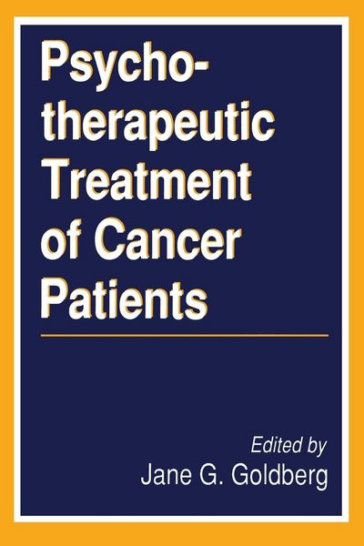 Produktbild: Psychotherapeutic Treatment of Cancer Patients