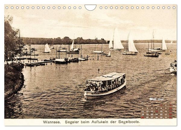 Produktbild: Gr&uuml;&szlig;e aus Berlin &ndash; Die Stadt in historischen Ansichten (Wandkalender 2026 DIN A4 quer), CALVENDO Monatskalender