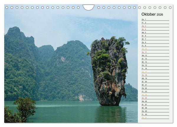 Produktbild: Asien - Thailand und Kambodscha (Wandkalender 2026 DIN A4 quer), CALVENDO Monatskalender