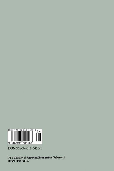 Produktbild: The Review of Austrian Economics