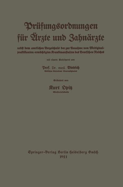 Produktbild: Leitfaden der Pr&uuml;fungsordnungen f&uuml;r &Auml;rzte und Zahn&auml;rzte