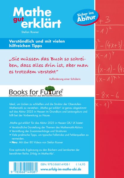 Produktbild: Mathe gut erkl&auml;rt Hessen Grundkurs und Leistungskurs