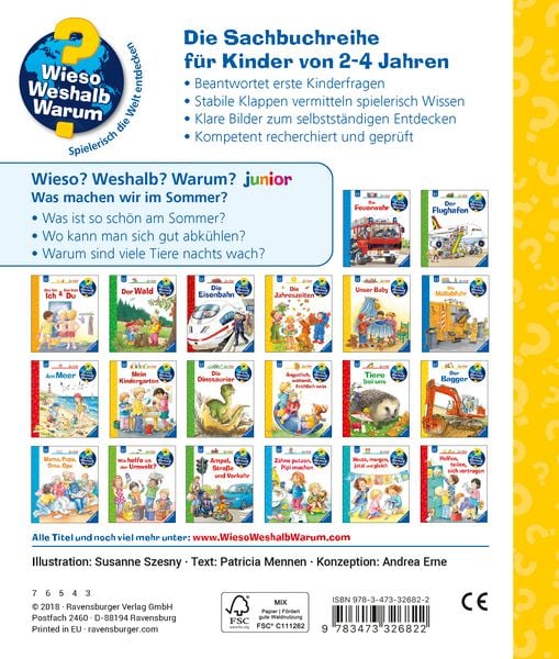 Produktbild: Wieso? Weshalb? Warum? junior, Band 60 - Was machen wir im Sommer?