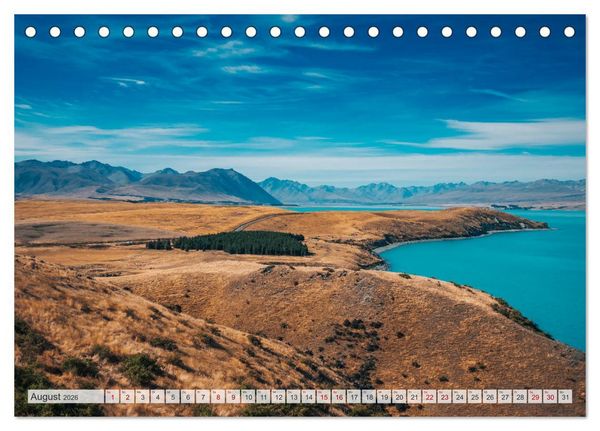 Produktbild: Neuseeland - Am Ende der Welt (Tischkalender 2026 DIN A5 quer), CALVENDO Monatskalender