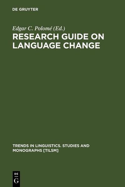 Produktbild: Research Guide on Language Change