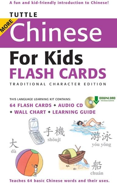 Produktbild: Tuttle More Chinese for Kids Flash Cards Traditional Charact