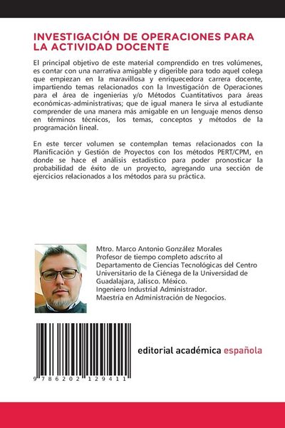 Produktbild: Investigaci&oacute;n De Operaciones Para La Actividad Docente