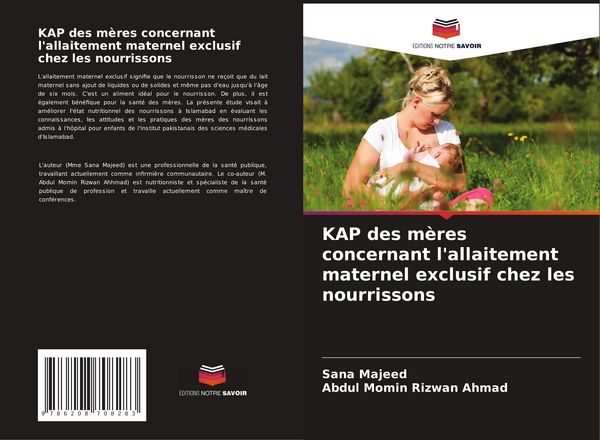 Produktbild: KAP des m&egrave;res concernant l'allaitement maternel exclusif chez les nourrissons