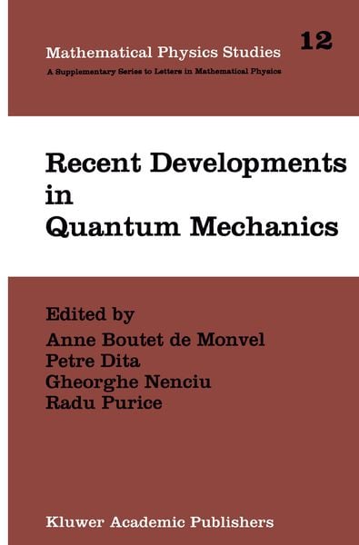 Produktbild: Recent Developments in Quantum Mechanics