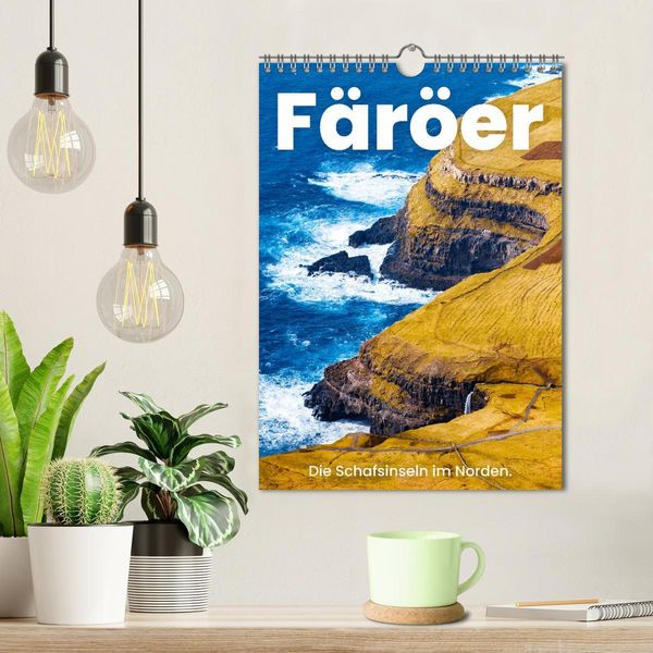 Produktbild: F&auml;r&ouml;er - Die Schafsinseln im Norden. (Wandkalender 2026 DIN A4 hoch), CALVENDO Monatskalender
