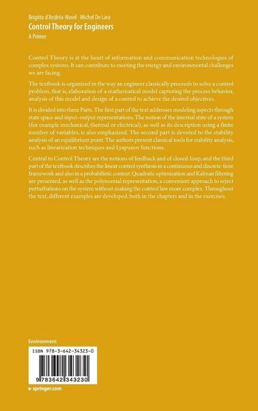 Produktbild: Control Theory for Engineers