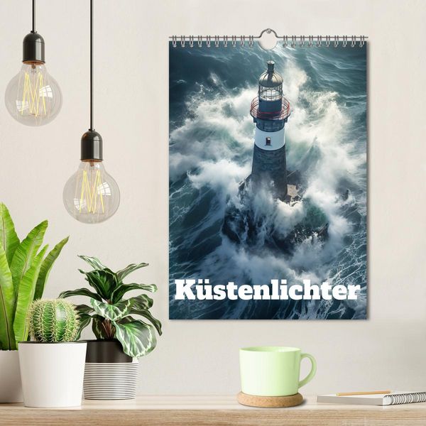Produktbild: K&uuml;stenlichter (Wandkalender 2026 DIN A4 hoch), CALVENDO Monatskalender