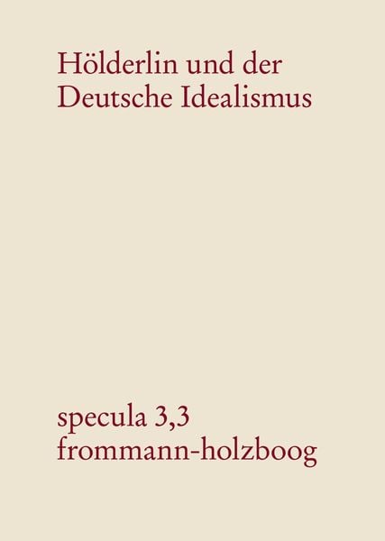 Produktbild: H&ouml;lderlin und der Deutsche Idealismus