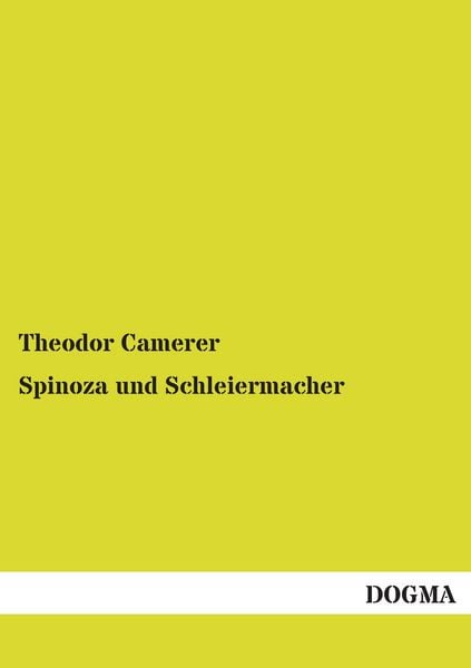 Produktbild: Spinoza und Schleiermacher