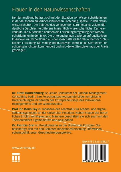 Produktbild: Frauen in den Naturwissenschaften