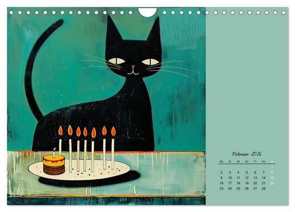 Produktbild: Wenn Tiere feiern (Wandkalender 2026 DIN A4 quer), CALVENDO Monatskalender