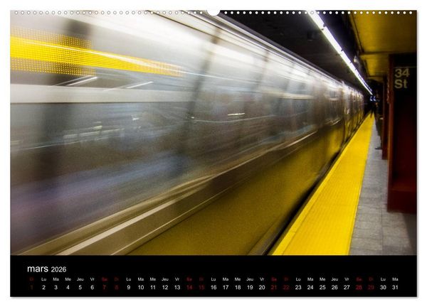 Produktbild: Balade New-Yorkaise, Manhattan (Calendrier mural 2026 DIN A2 vertical) calendrier de bureau