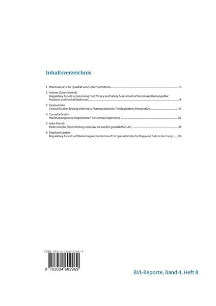 Produktbild: Berichte zu Tierarzneimitteln 2008