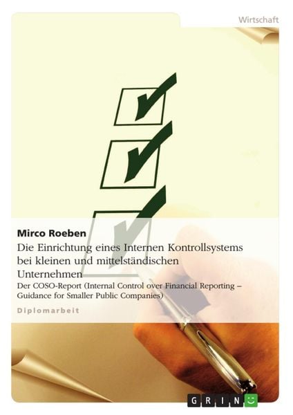 Produktbild: Die Einrichtung eines Internen Kontrollsystems bei kleinen und mittelst&auml;ndischen Unternehmen