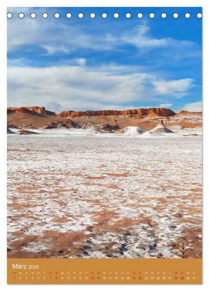 Produktbild: Erlebe mit mir die Atacama (Tischkalender 2026 DIN A5 hoch), CALVENDO Monatskalender