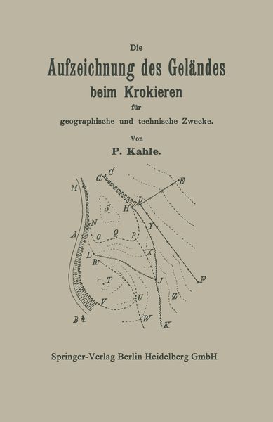 Produktbild: Die Aufzeichnung des Gel&auml;ndes beim Krokieren f&uuml;r geographische und technische Zwecke