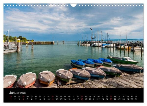 Produktbild: Kulturlandschaft Bodensee - Teil I (Wandkalender 2026 DIN A3 quer), CALVENDO Monatskalender