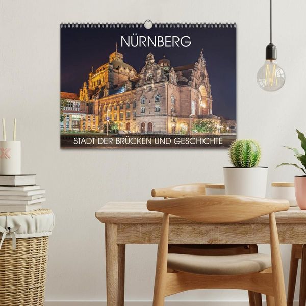 Produktbild: N&uuml;rnberg - Stadt der Br&uuml;cken und Geschichte (Wandkalender 2027 DIN A3 quer), CALVENDO Monatskalender