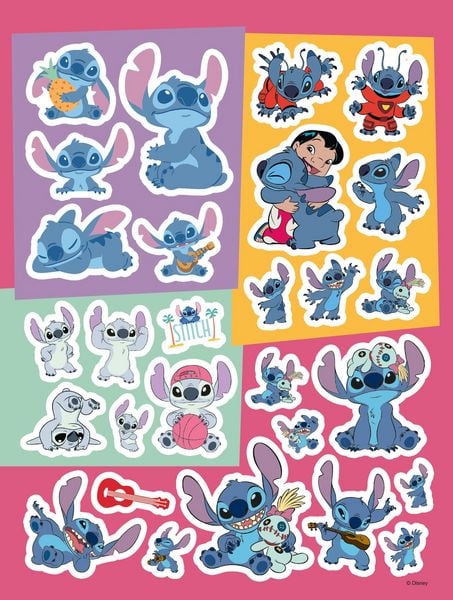 Produktbild: Disney Stitch: 1001 Sticker - Stickern - R&auml;tseln - Ausmalen