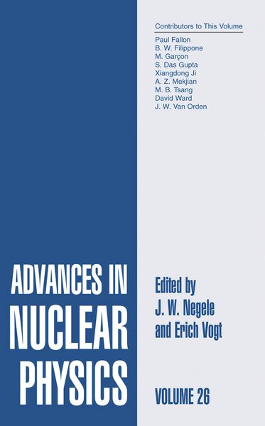 Produktbild: Advances in Nuclear Physics