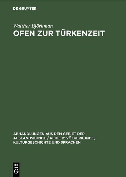 Produktbild: Ofen zur T&uuml;rkenzeit