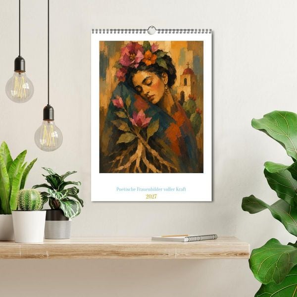 Produktbild: Die Sprache der Wurzeln - Poetische Frauenbilder voller Kraft (Wandkalender 2027 DIN A3 hoch), CALVENDO Monatskalender