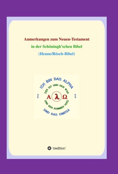 Produktbild: Anmerkungen zum Neuen Testament