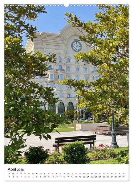 Produktbild: Aserbaidschan - Eine Reise von Baku in den Kaukasus (Wandkalender 2026 DIN A2 hoch), CALVENDO Monatskalender