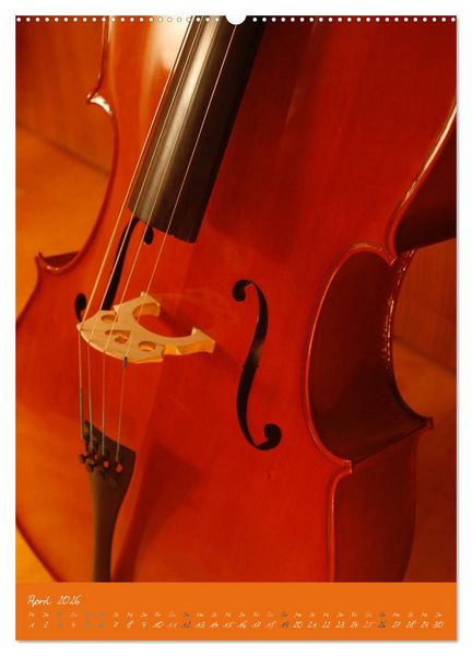 Produktbild: Geliebtes Cello (hochwertiger Premium Wandkalender 2026 DIN A2 hoch), Kunstdruck in Hochglanz
