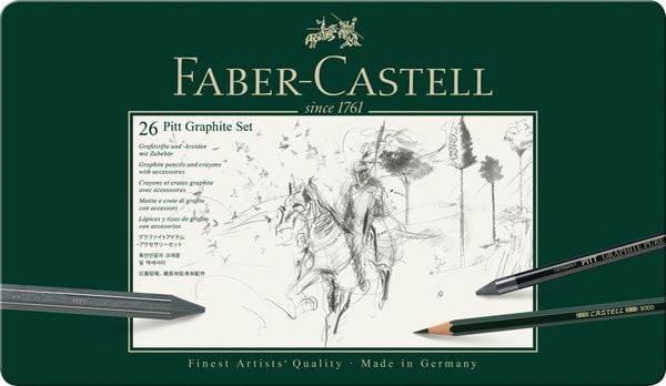 Produktbild: Faber-Castell Pitt Graphite gro&szlig;es Set 26er Metalletui