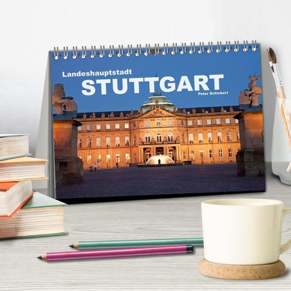 Produktbild: Landeshauptstadt Stuttgart (Tischkalender 2026 DIN A5 quer), CALVENDO Monatskalender
