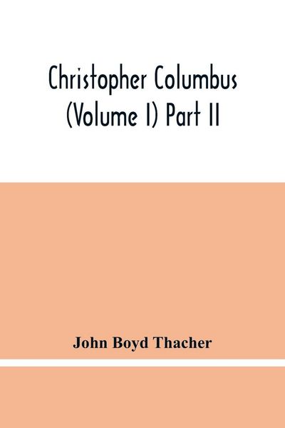 Produktbild: Christopher Columbus (Volume I) Part Ii