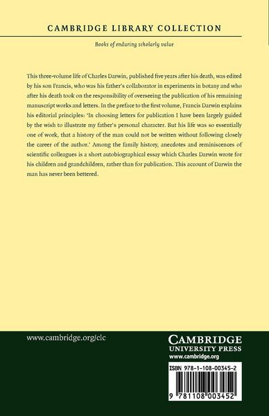 Produktbild: The Life and Letters of Charles Darwin