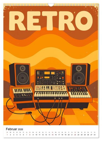 Produktbild: Feel the Groove &ndash; Funk & Soul Vintage (Wandkalender 2026 DIN A3 hoch), CALVENDO Monatskalender