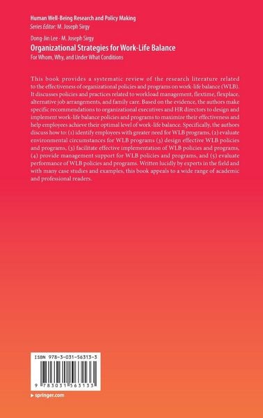 Produktbild: Organizational Strategies for Work-Life Balance