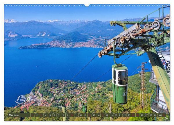 Produktbild: Lago Maggiore - Bezaubernde Orte am Ostufer (Wandkalender 2026 DIN A2 quer), CALVENDO Monatskalender
