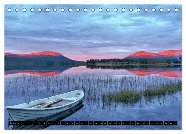Produktbild: Wundersch&ouml;nes Finnisch - Lappland (Tischkalender 2026 DIN A5 quer), CALVENDO Monatskalender