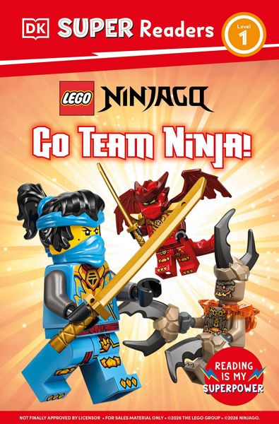 Produktbild: DK Super Readers Level 1 Lego Ninjago Go Team Ninja